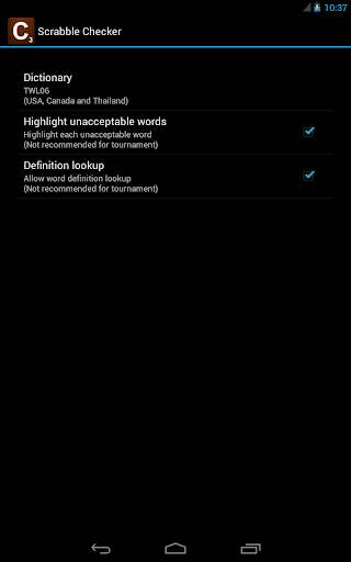 Scrabble Checker Screenshot2