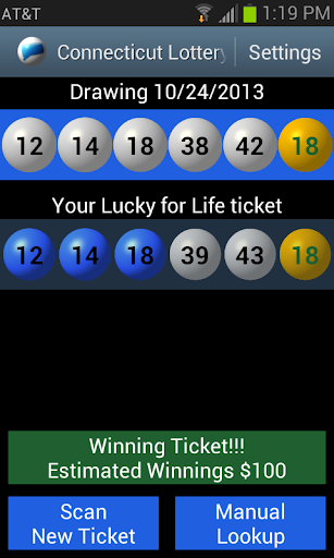 Connecticut Lottery Scanner Screenshot3