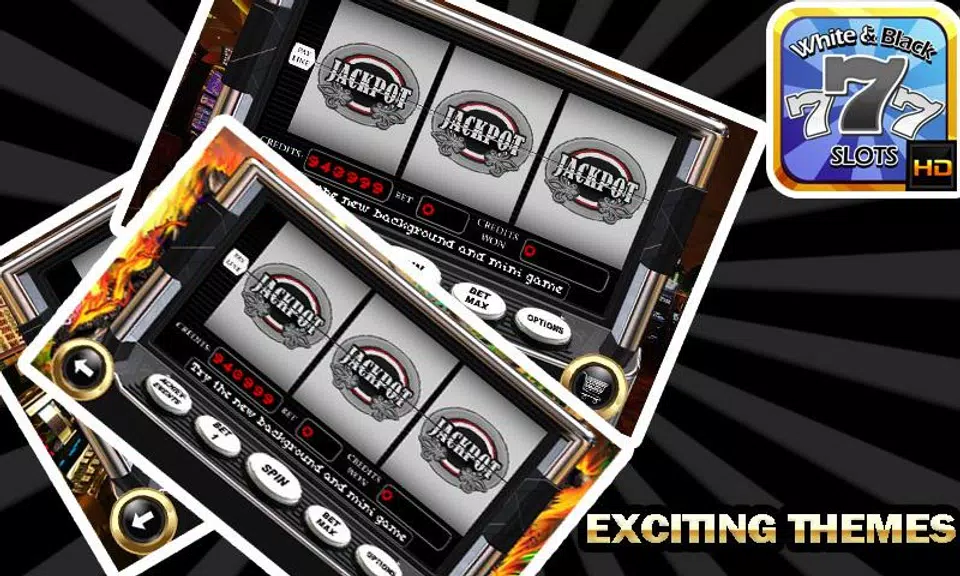 White n Black Slot Machine Screenshot3