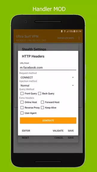 Ultra Surf VPN Handler : Free & Unlimited Screenshot2