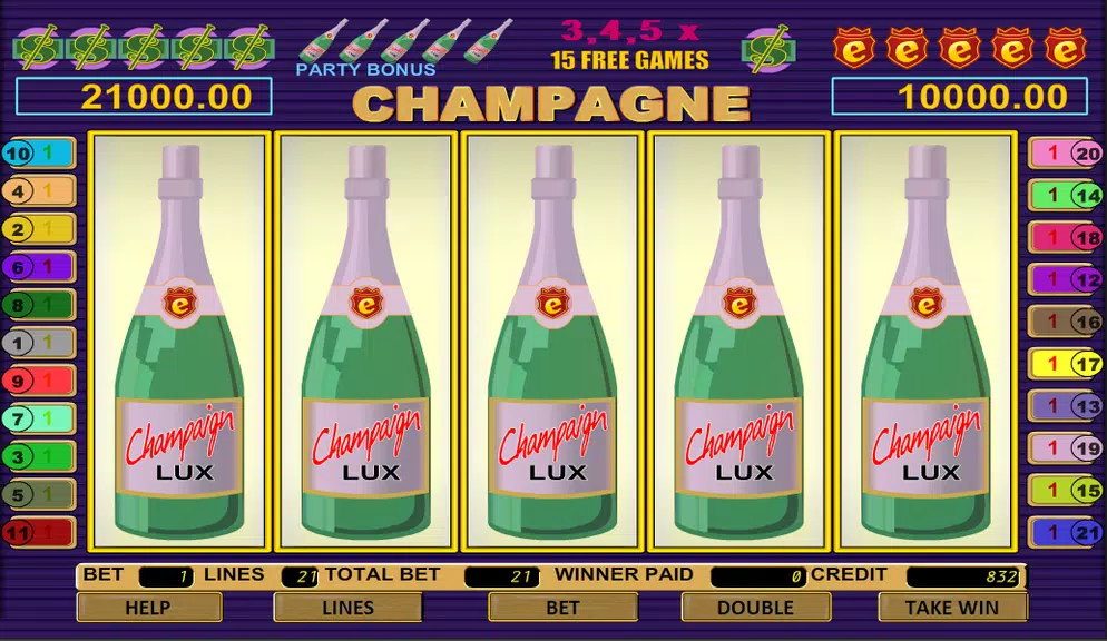 Champagne Slot Screenshot2