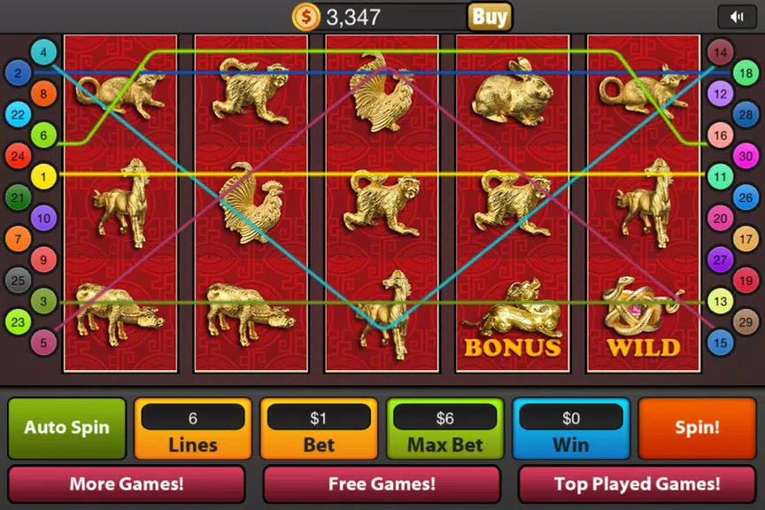 Lucky Gold Dragon Casino Slots Screenshot2