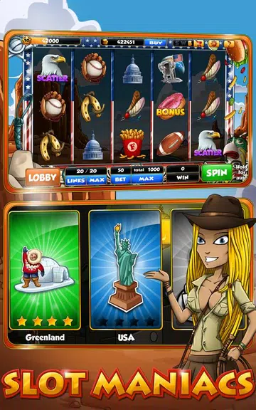 Slot Maniacs: Adventure Slots Screenshot1