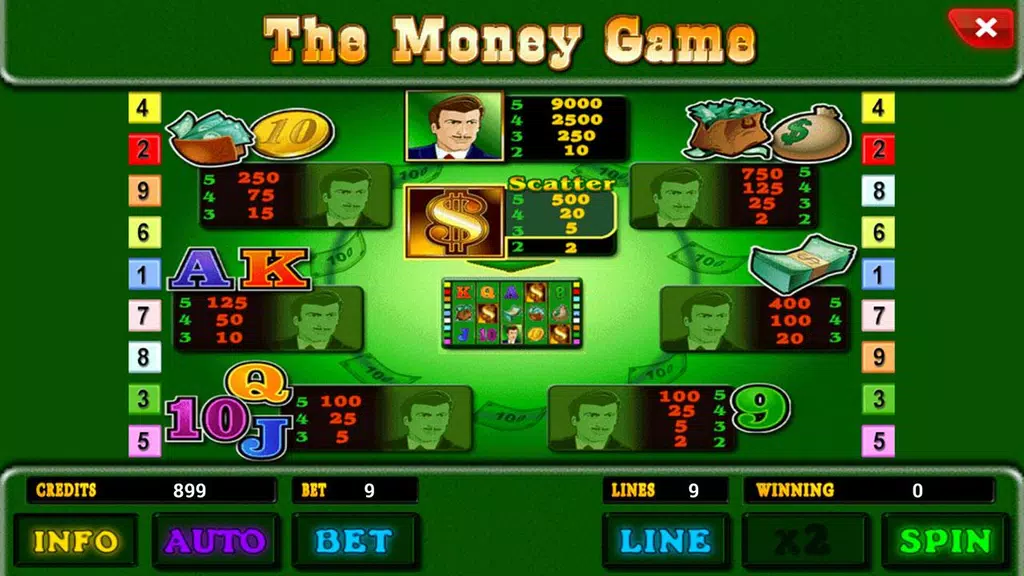 The Money Game slot Screenshot3