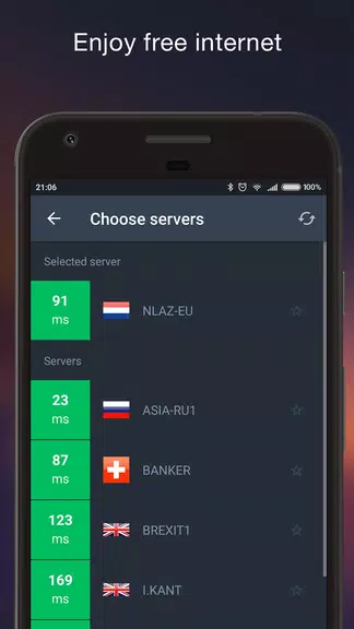 OneVPN — Fast, Secure and Simple VPN-service. Screenshot1