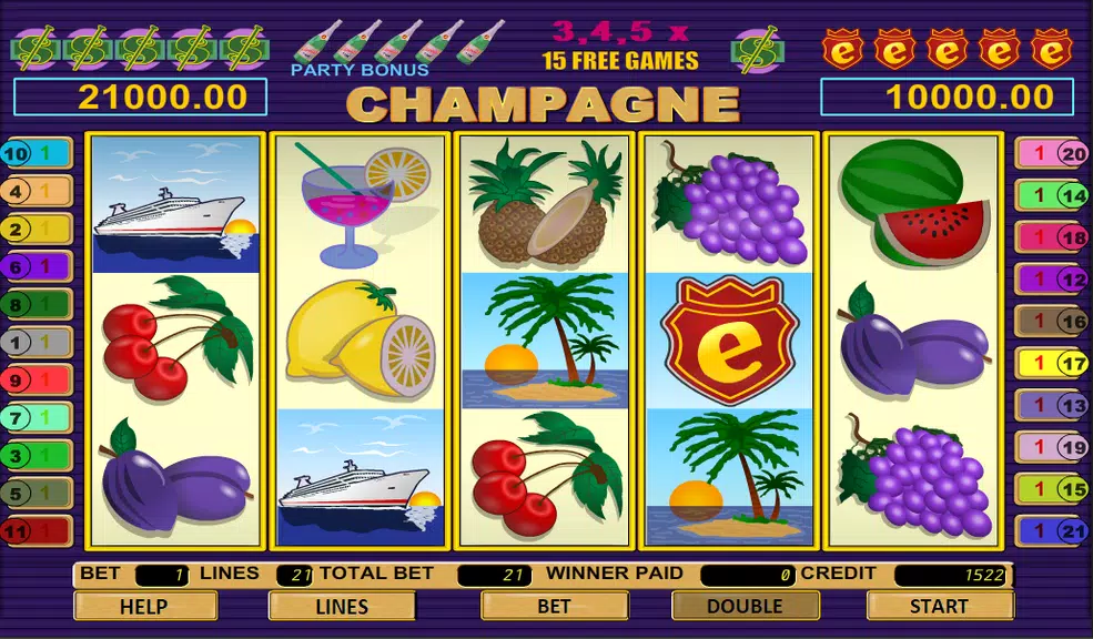 Champagne Slot Screenshot1