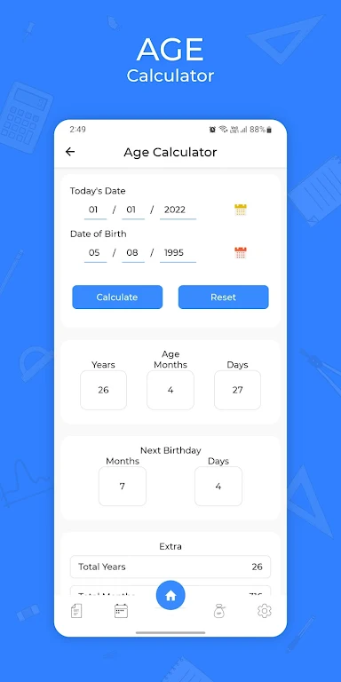 EMI Calculator - GST, SIP, Age Screenshot4