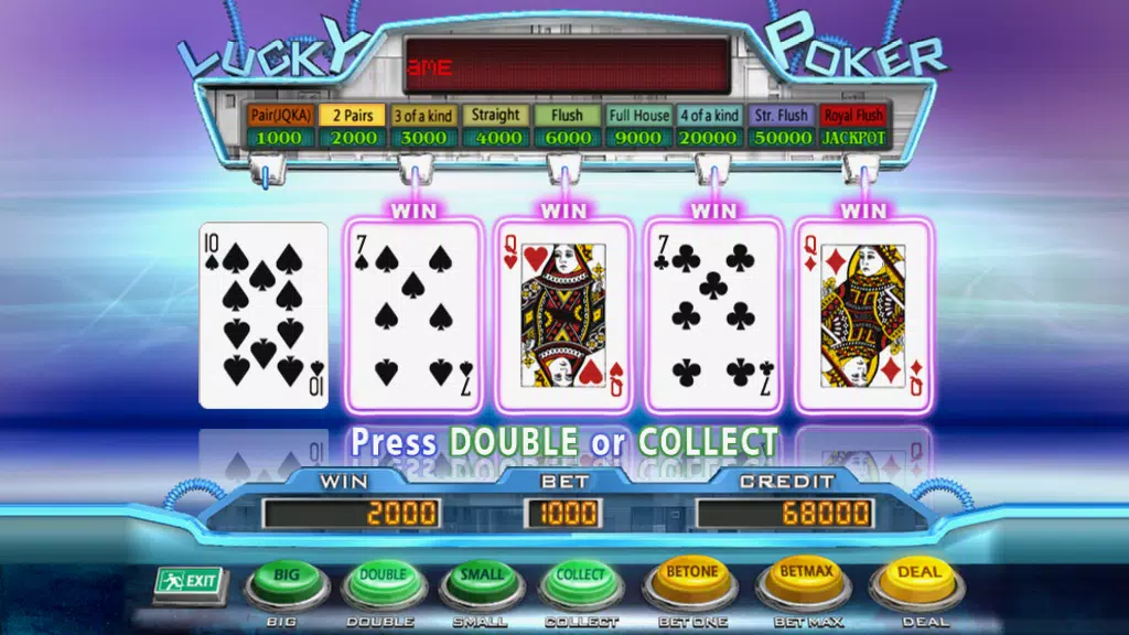 777 Poker Slot Machine 5PK Screenshot3