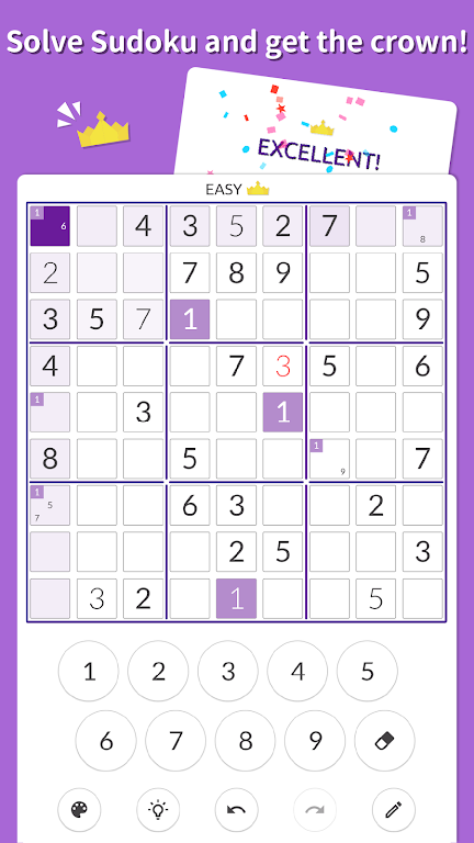 Sudoku Kingdom - Sudoku puzzle Screenshot1