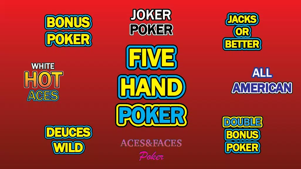 Five Hand Video Poker Screenshot2