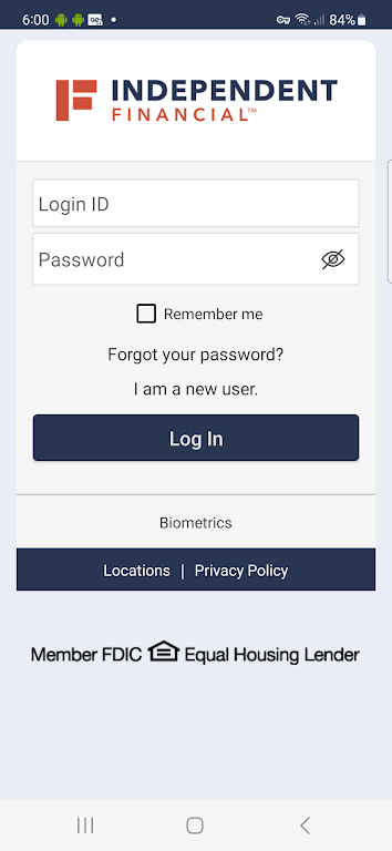 Independent Financial Mobile Screenshot1