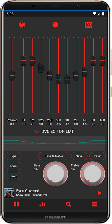 Poweramp V3 skin Yaps – Alternative Mod Screenshot2