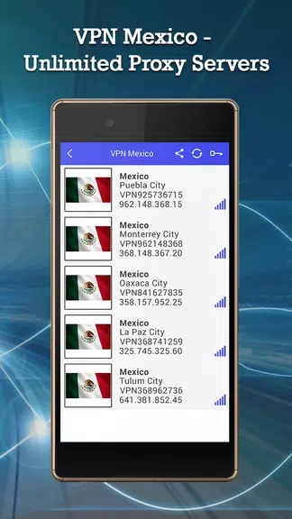 VPN Mexico - Unlimited Proxy Servers Screenshot3