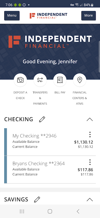 Independent Financial Mobile Screenshot2