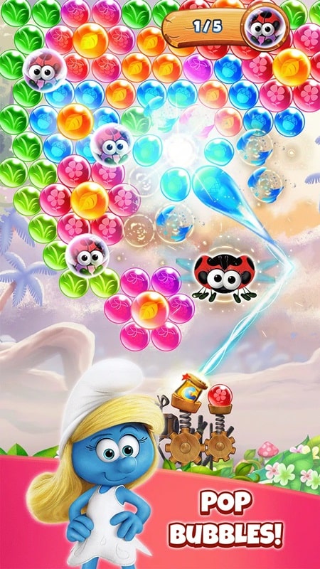 Smurfs Bubble Shooter Screenshot2