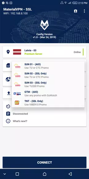 MaterialVPN sLite Screenshot3
