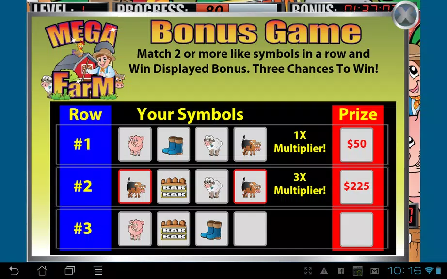 Mega Farm Slot Machine Screenshot3