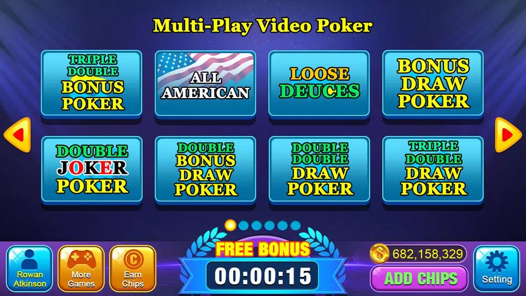 Video Poker Games - Multi Hand Screenshot2