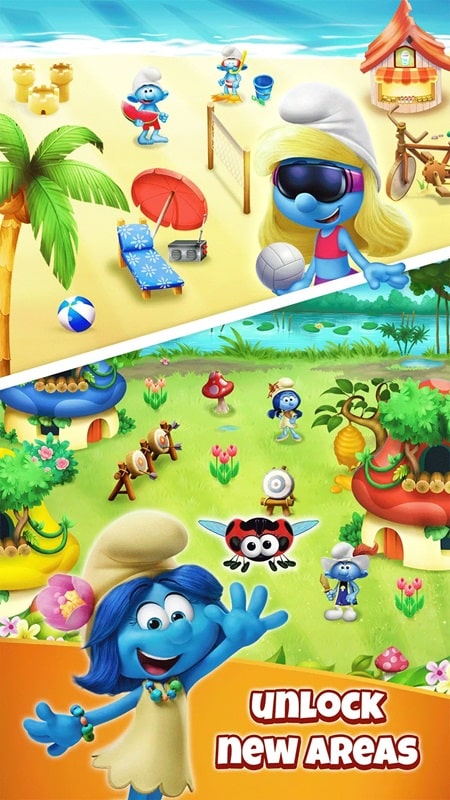 Smurfs Bubble Shooter Screenshot3