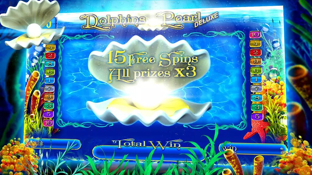 Dolphins of the pearl sea slot Screenshot4