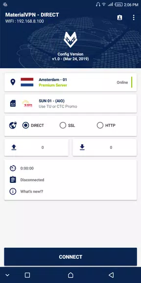 MaterialVPN sLite Screenshot1