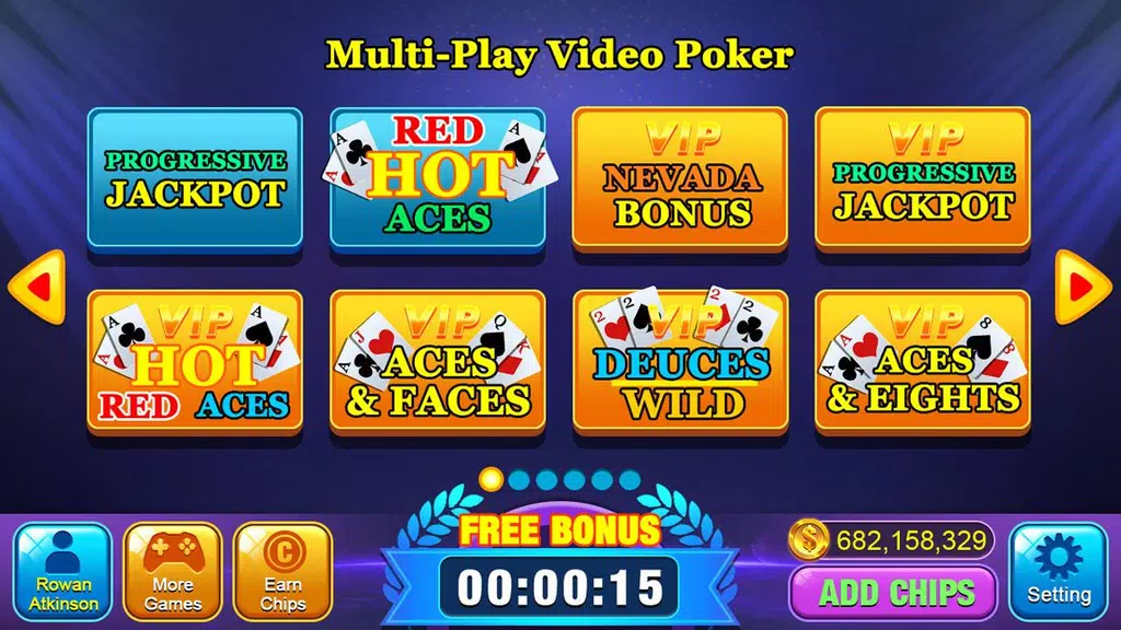 Video Poker Games - Multi Hand Screenshot3