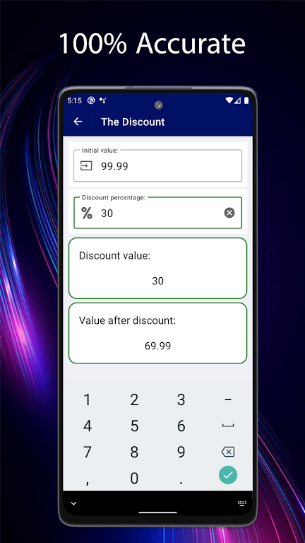 Percentage Calculator&Discount Screenshot4