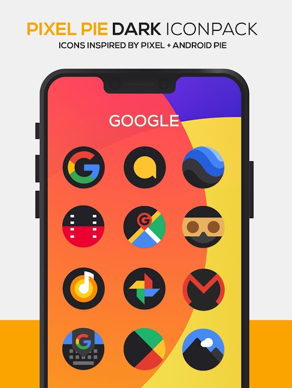 Pixel DARK Icon Pack Mod Screenshot2