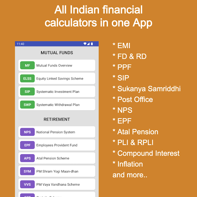 Financial Calculator India Screenshot1