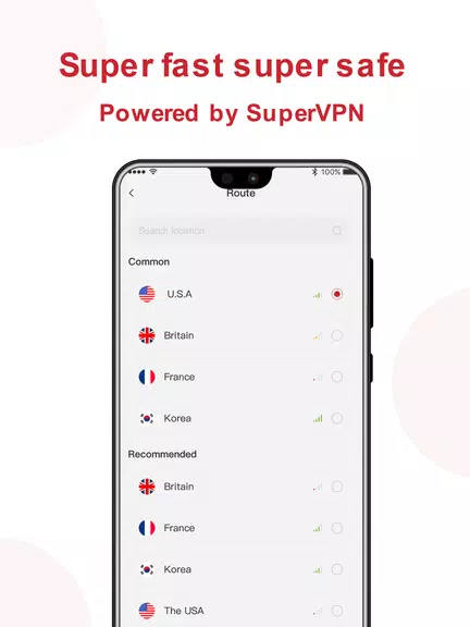 Super VPN- Free VPN Proxy Serv Screenshot4