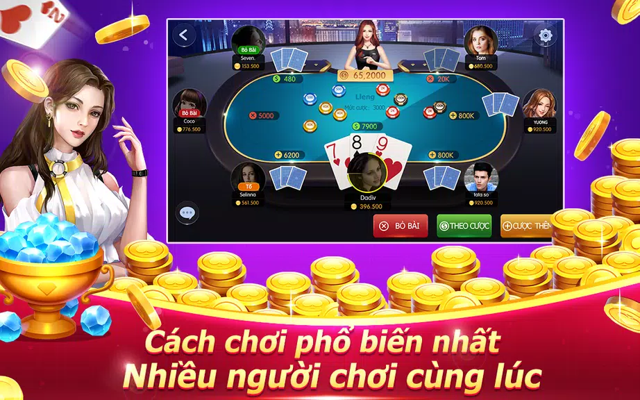 Lộc77-Tiến lên liêng ba cây Screenshot2