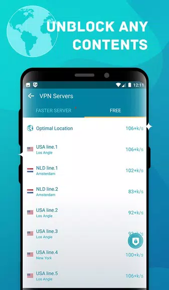 Anywhere VPN -Secure Free Unlimited VPN Proxy WiFi Screenshot1