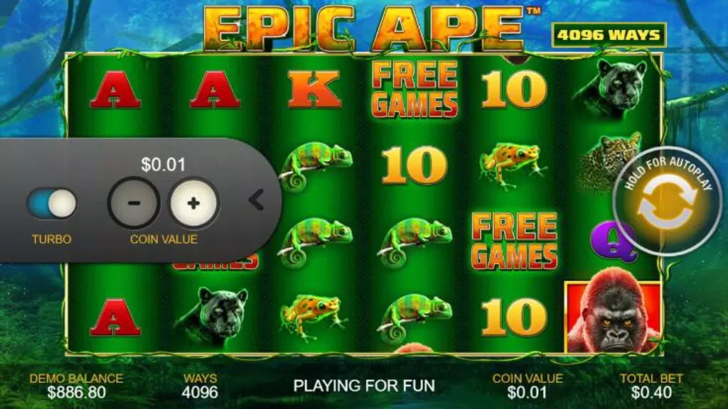 Casino Free Reel Game - EPIC APE Screenshot1