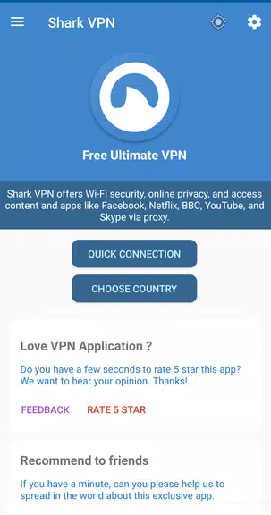 Best Shark VPN : Fast VPN Proxy Master Screenshot2