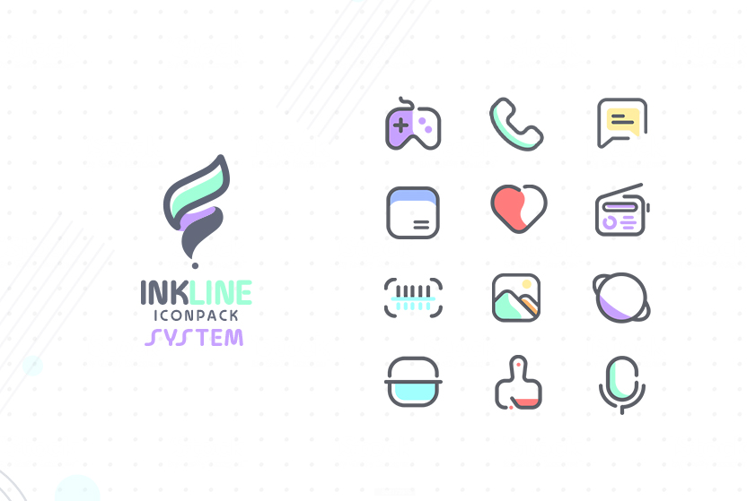 InkLine Icon Pack Mod Screenshot1