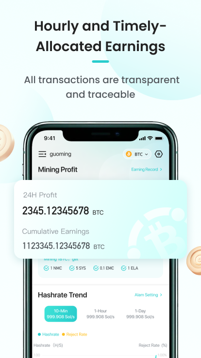 ViaBTC-Crypto Mining Pool Screenshot2