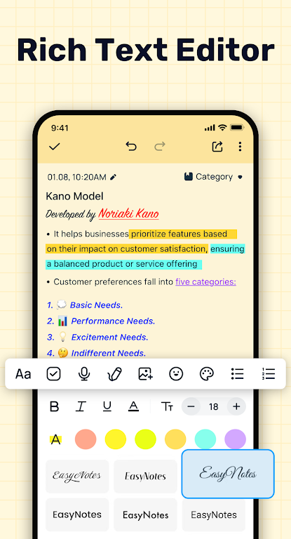 Easy Notes – Notebook, Notepad Mod Screenshot2