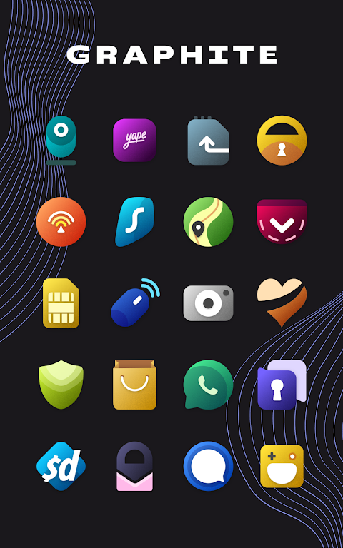 Graphite Icon Pack Mod Screenshot3