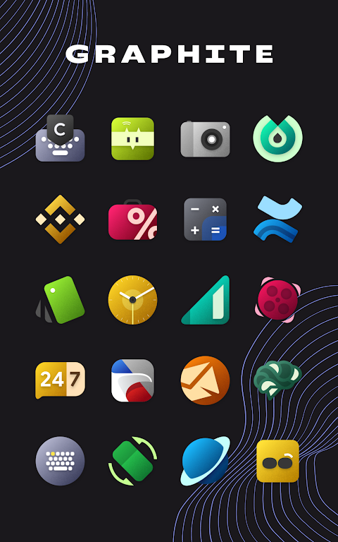 Graphite Icon Pack Mod Screenshot2