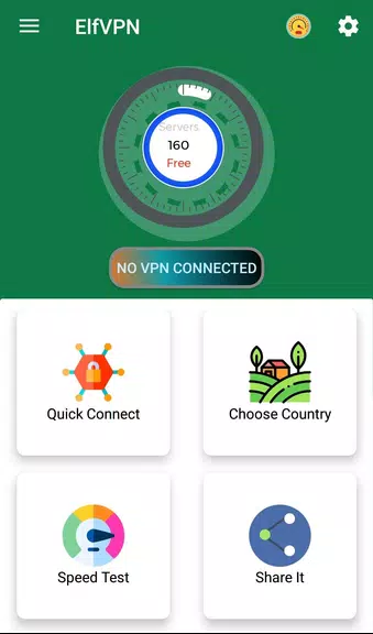 ElfVPN Free Unlimited VPN Screenshot1