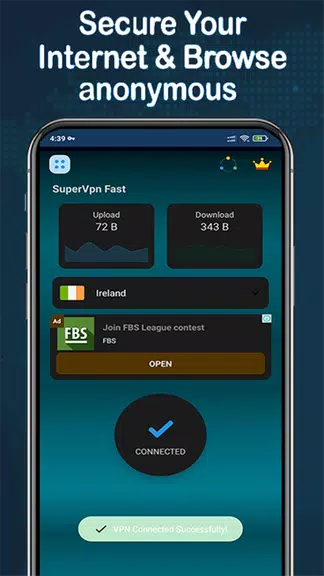 SuperVpn Unlimited Fast Proxy Screenshot1