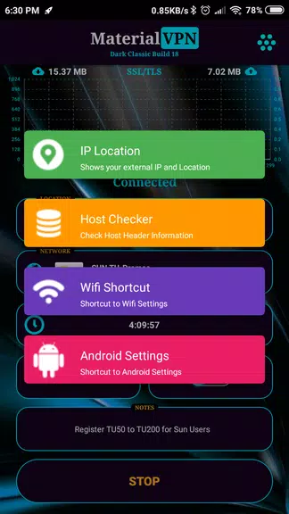 MaterialVPN Classic Screenshot2