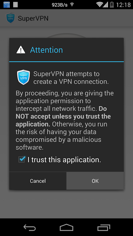 SuperVPN Fast VPN Client Mod Screenshot2