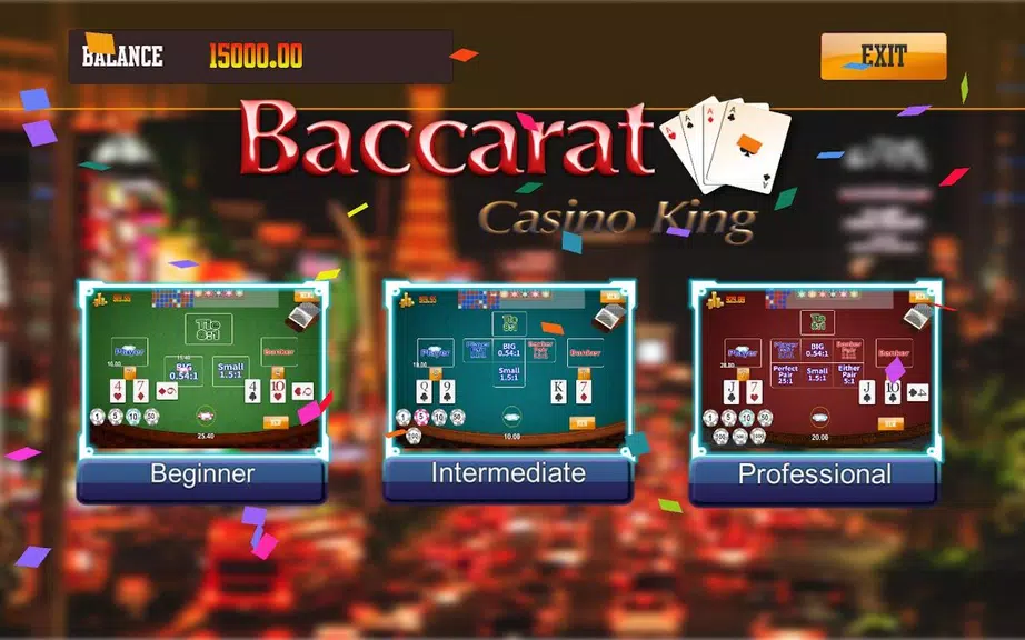 Baccarat  : CasinoKing game Screenshot1