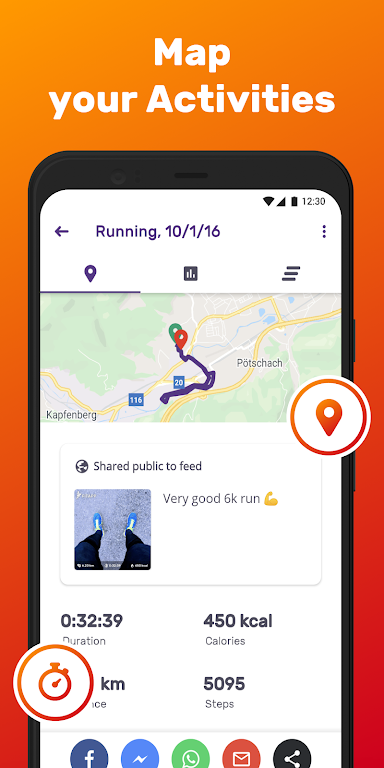 FITAPP: Run Distance Tracker Mod Screenshot4