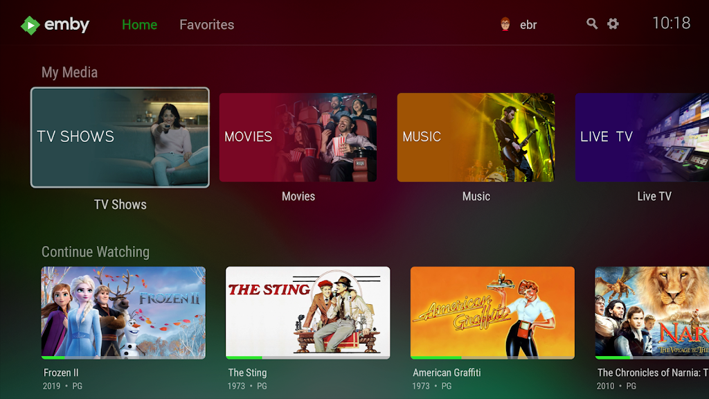 Emby for Android TV Mod Screenshot3