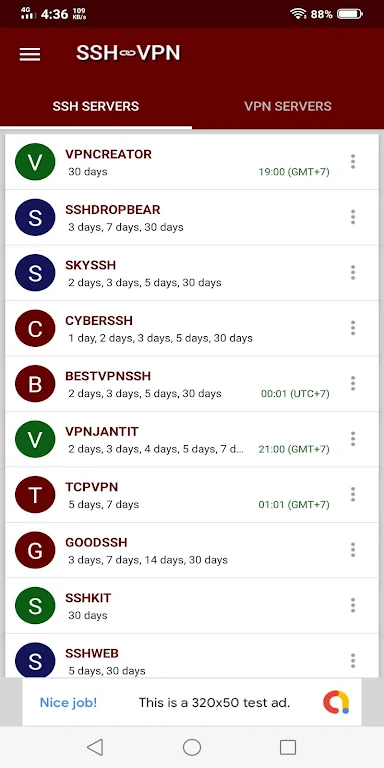 SSH/VPN Account Creator Screenshot1