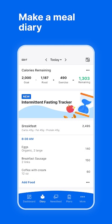 Calorie Counter – MyFitnessPal Mod Screenshot2