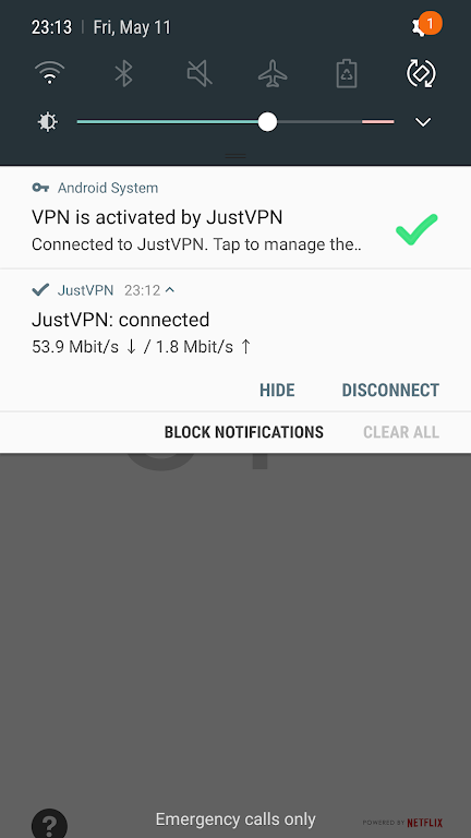 JustVPN Screenshot3