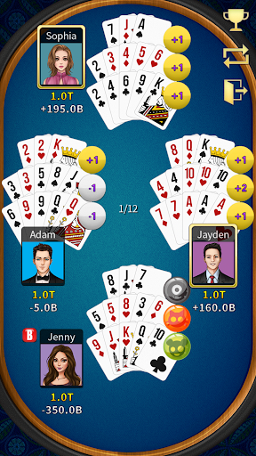 Pusoy - KK Chinese Poker Offline not Online Screenshot1